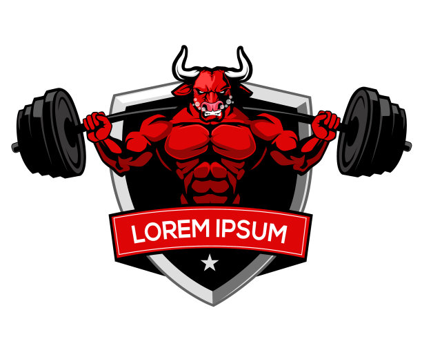红牛健身标志图片下载