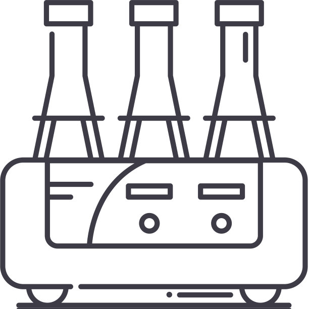 饮水生产图标线性隔离图片下载