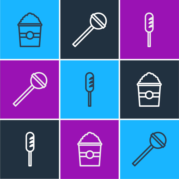 排爆米花在盒炸香肠和图片下载