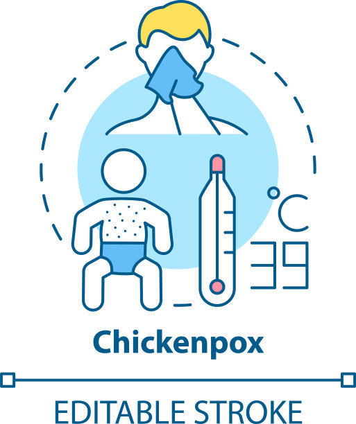 水痘概念图标图片下载