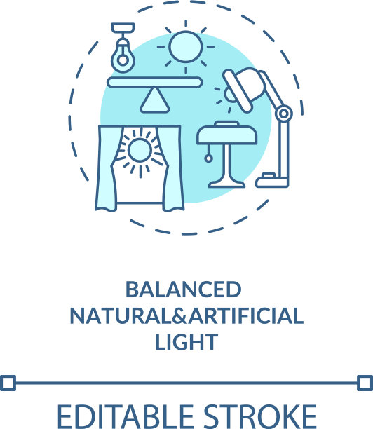 自然和人工的淡蓝色平衡图片下载