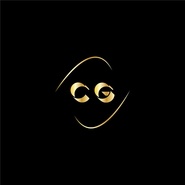 g字母标志抽象设计上的黑色色彩图片下载