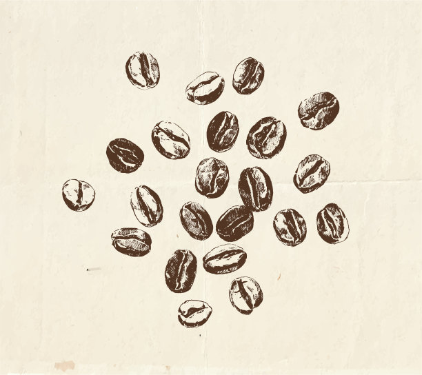 墨汁咖啡豆图片下载