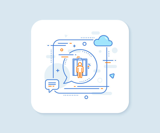 电梯线图标电梯标志图片下载