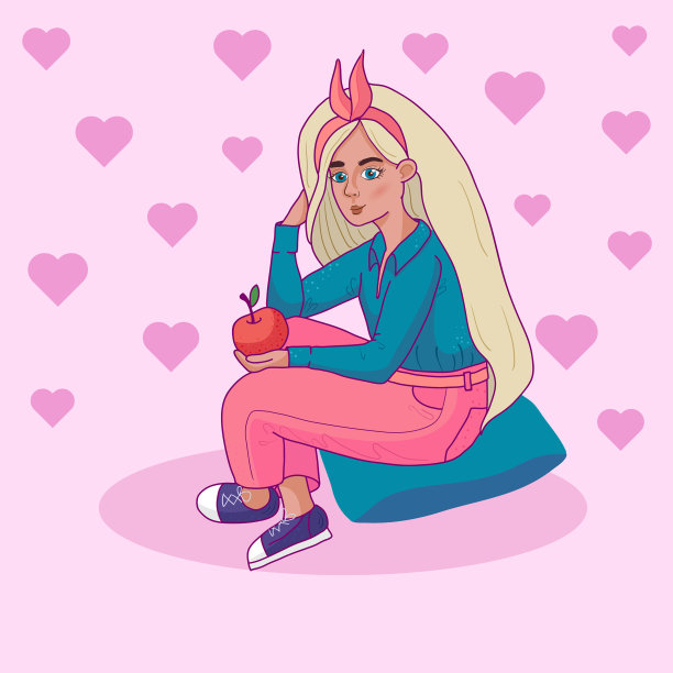 创造性的年轻女子图片下载