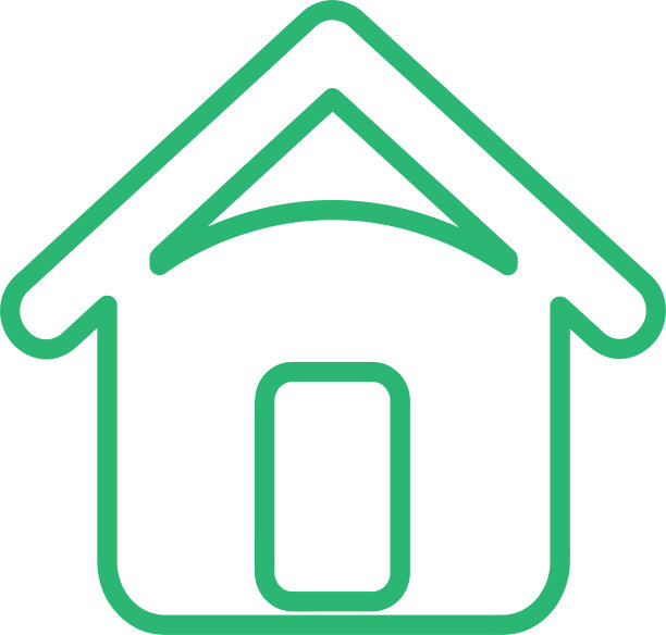 房屋图标房地产标志设计图片下载