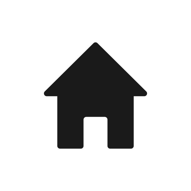 家图标。房子黑象形图。图片下载