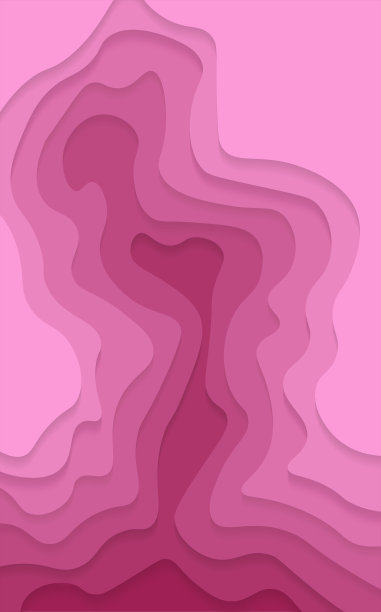 垂直横幅设置3D抽象背景和剪纸形状。现代背景的封面，邀请，海报，横幅，传单，海报。图片下载