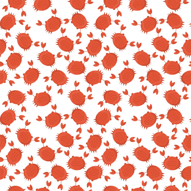 可爱的螃蟹矢量插图。快乐的螃蟹性格养爪孤立在白色的背景图案。图片下载