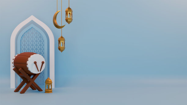 3D插画为斋月Kareem图片下载