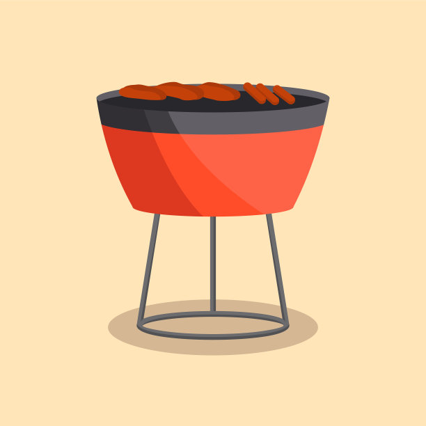 烧烤或烧烤野餐野营烹饪图片下载