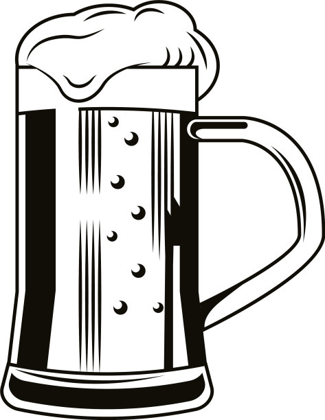 啤酒罐喝孤立的图标图片下载