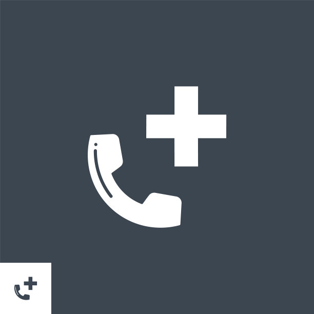 紧急电话相关的字形图标图片下载