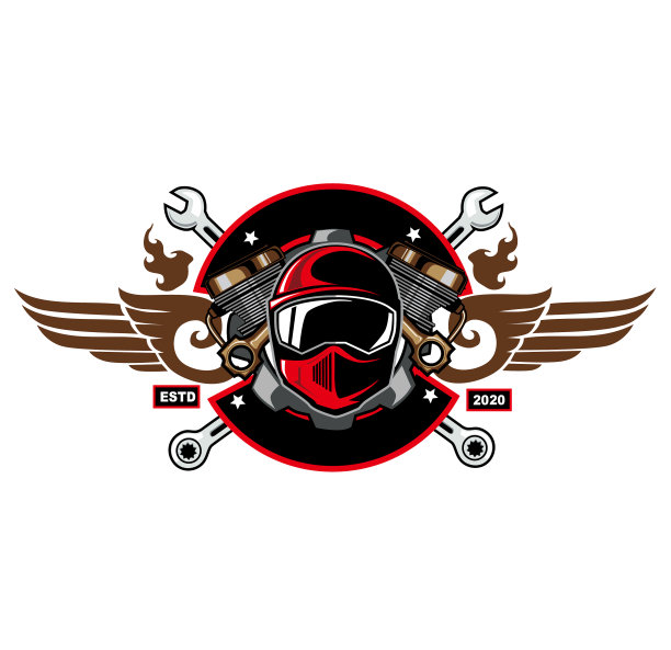 赛车标志卡通图片下载