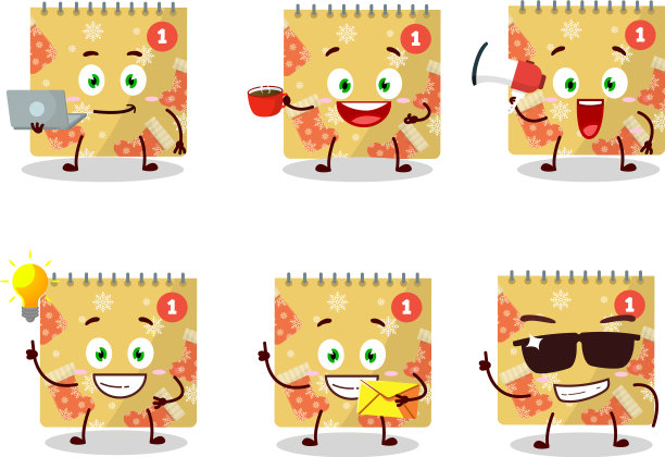 12月1日日历卡通人物图片下载