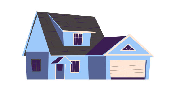 房屋建筑孤立图片下载