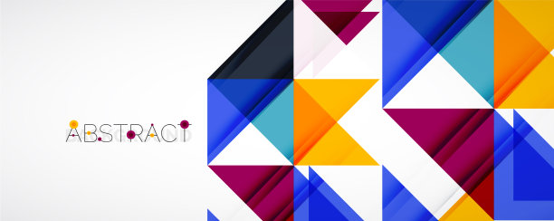 几何抽象背景技术色彩图片下载