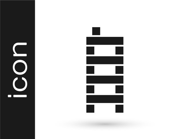 黑色麻将牌图标孤立在白色图片下载