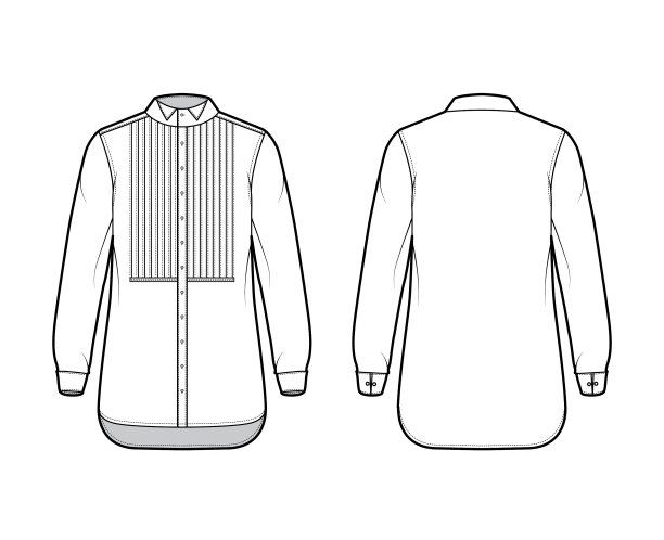 衬衫燕尾服服装技术时尚图片下载