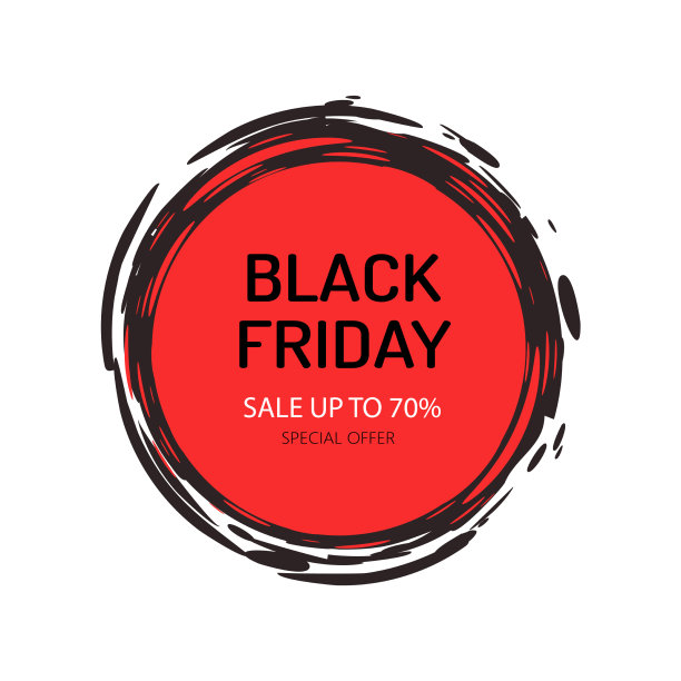 黑色星期五打折，折扣70%图片下载