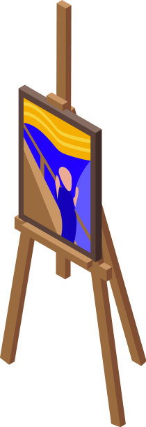 旧油漆拍卖图标等距风格图片下载