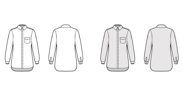 经典的衬衫技术与时尚图片下载
