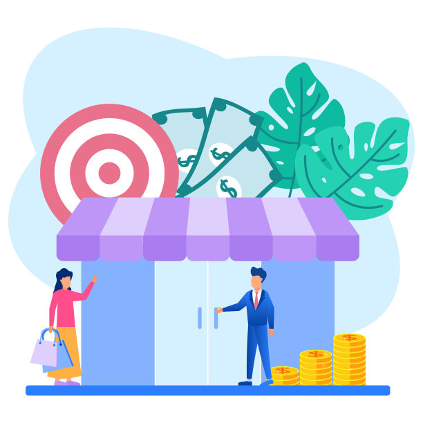 卡通人物购物图片下载