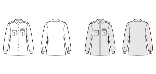 衬衫军用技术与时尚图片下载