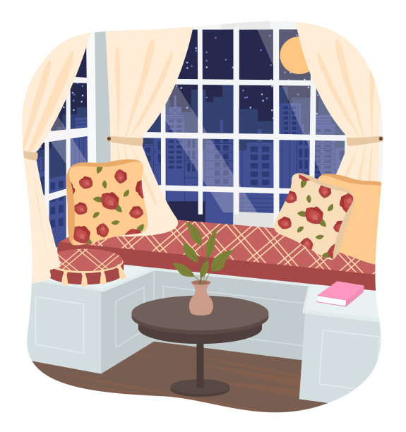 室内时尚的房间，沙发和枕头图片下载