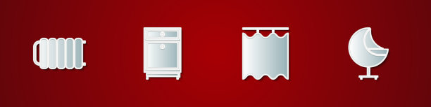 设置暖气散热器家具床头柜图片下载