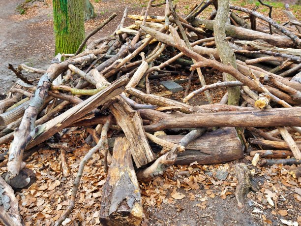 用木头建造的大摊位图片下载