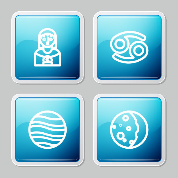 占星术设定星座女性巨蟹座的星座图片下载