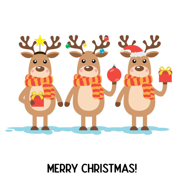 新年鹿图片下载