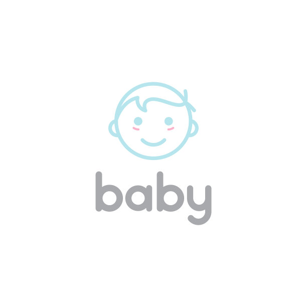 快乐宝宝线条勾勒线条艺术图片下载