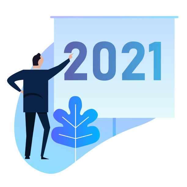 商人提出2021年的新年目标图片下载