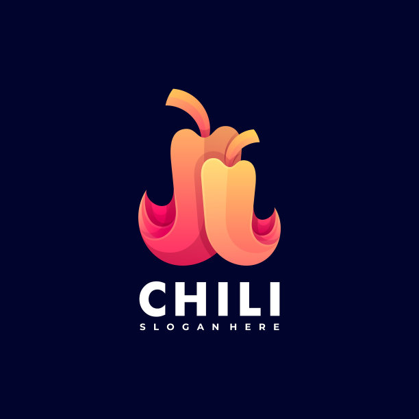 标志辣椒颜色渐变风格图片下载