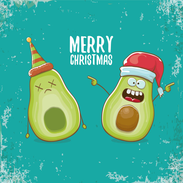 圣诞快乐，时髦的贺卡图片下载