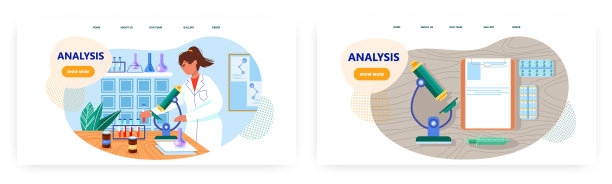 在实验室显微镜下分析血液的女科学家图片下载