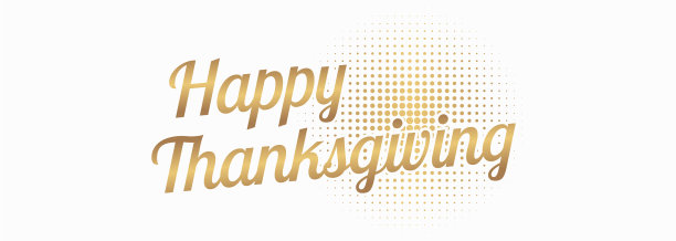 感恩节手写字母快乐图片下载