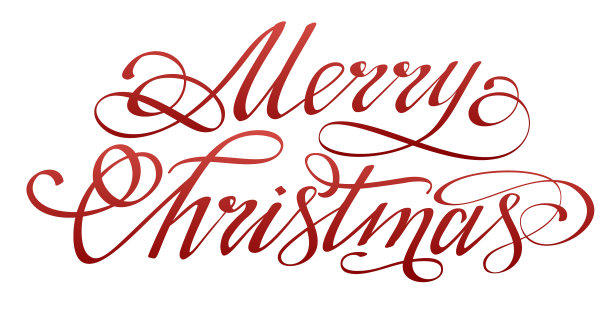 优雅的手工刻字设计圣诞快乐图片下载