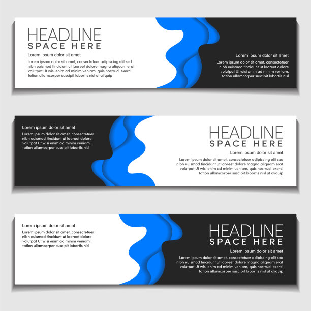 广告页眉页脚网页横幅背景图片下载