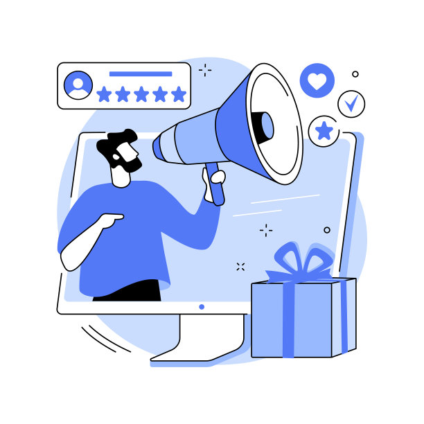 品牌大使抽象概念图片下载