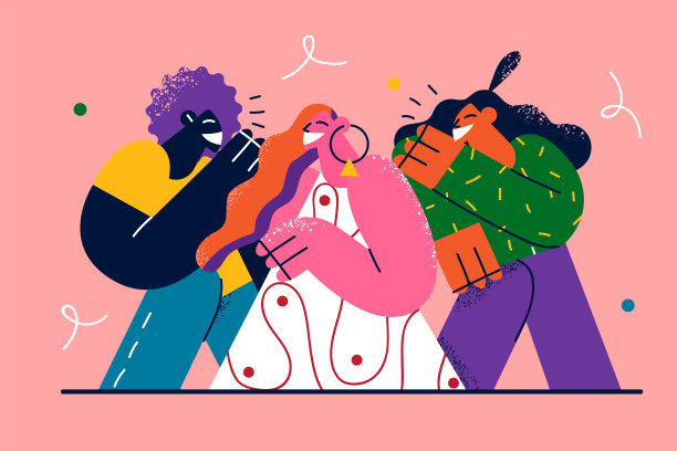 友谊，混合种族公司概念图片下载