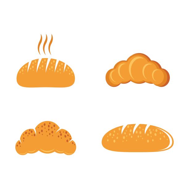 面包矢量图标图片下载