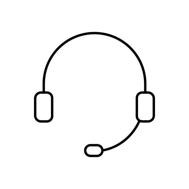 耳机线图标。图片下载