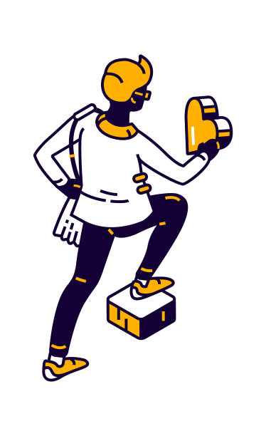 年轻人手里拿着一颗心脏图片下载