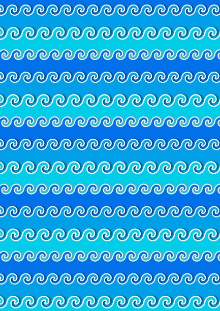 纸工艺风格波浪背景图片下载