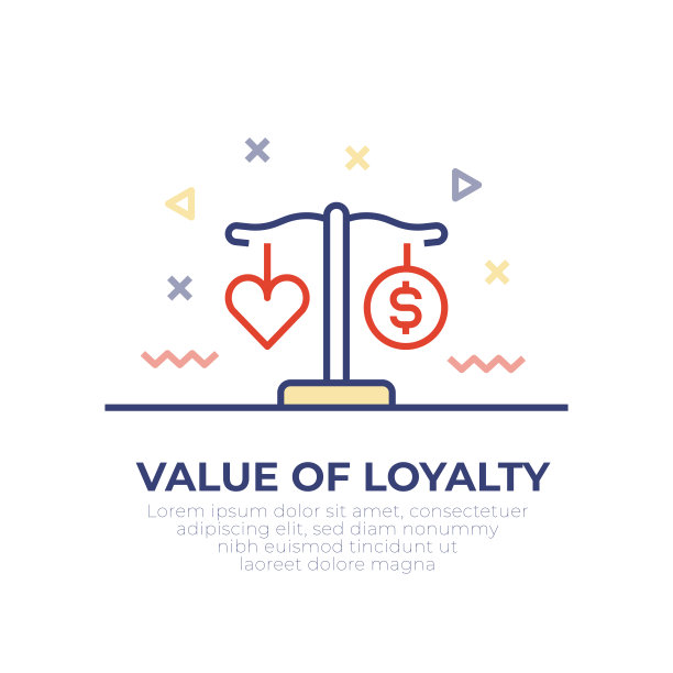 价值的忠诚大纲图标设计图片下载