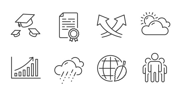 环境日组和扔帽子图标集图片下载