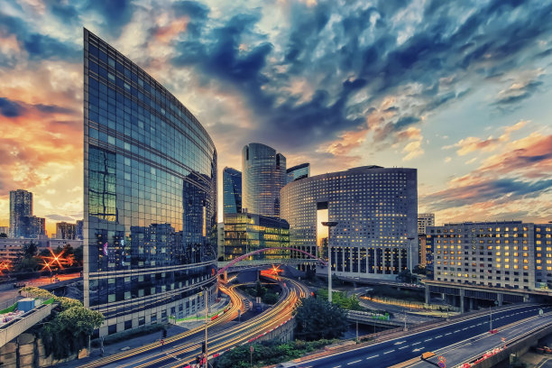 巴黎的现代建筑图片下载